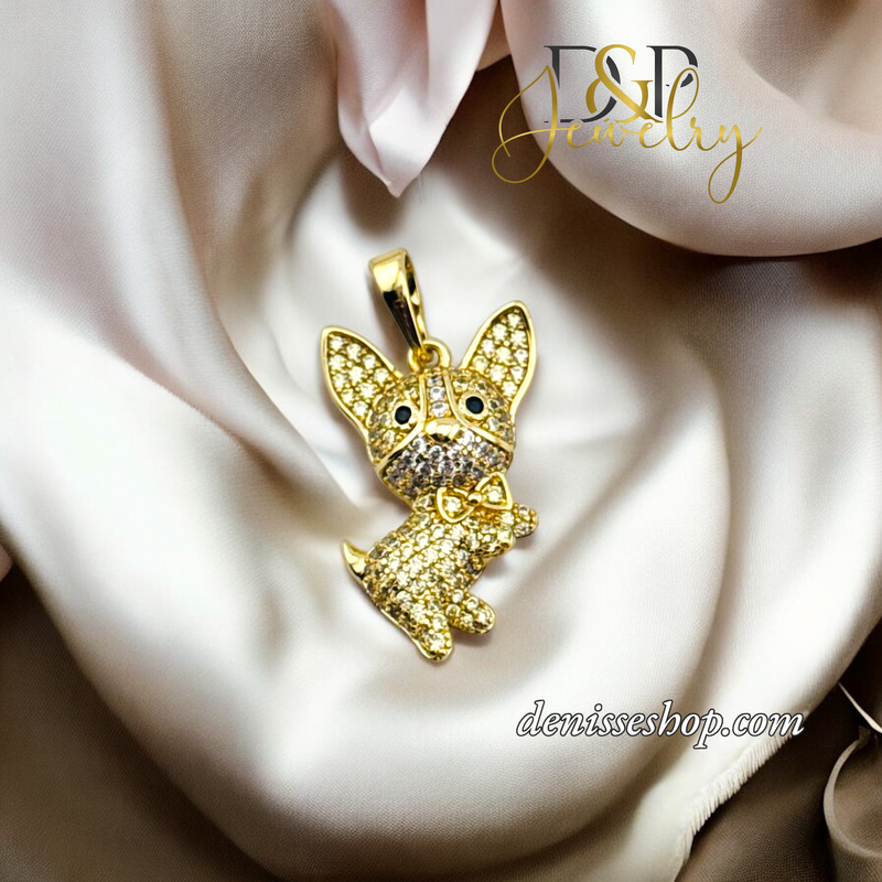 14K PUPPY PENDANT P699