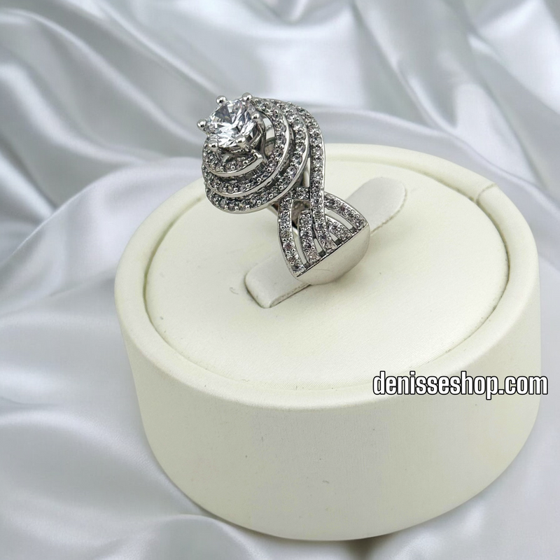 14K WOMEN/SILVER LUXURY RING RG330