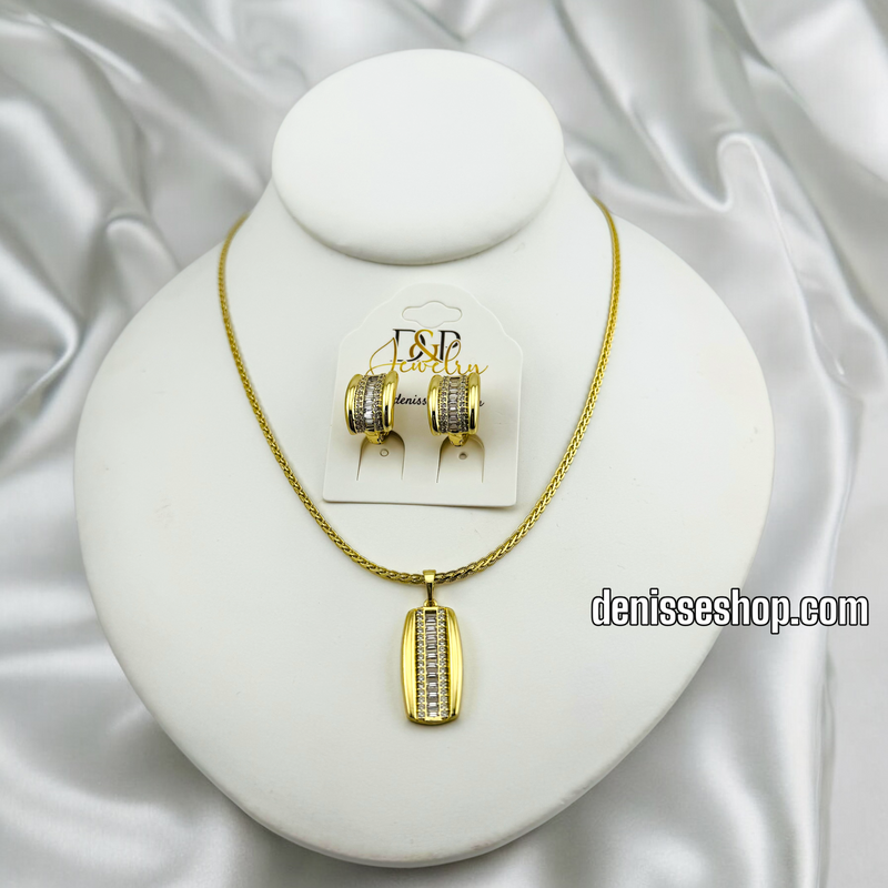 14K ELEGANT NECKLACE SET N203