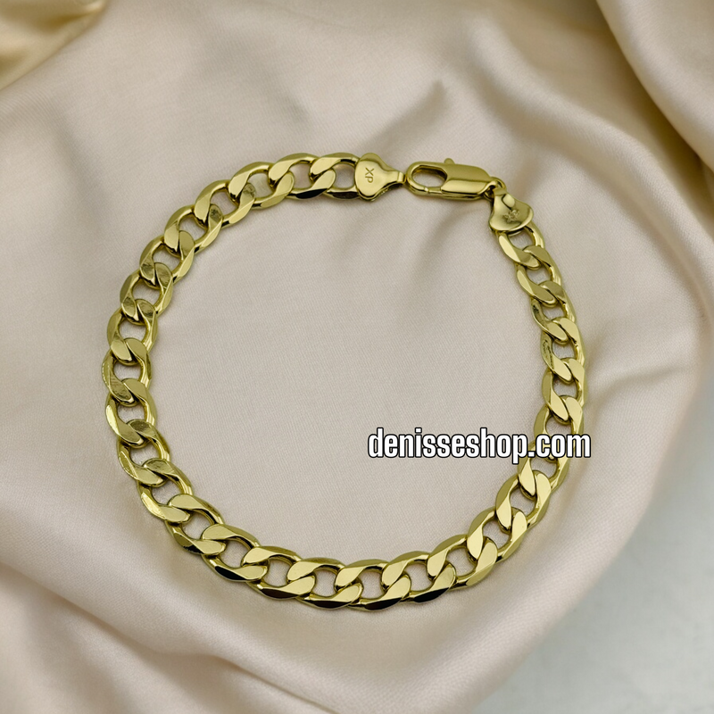 14K CUBAN ANKLET