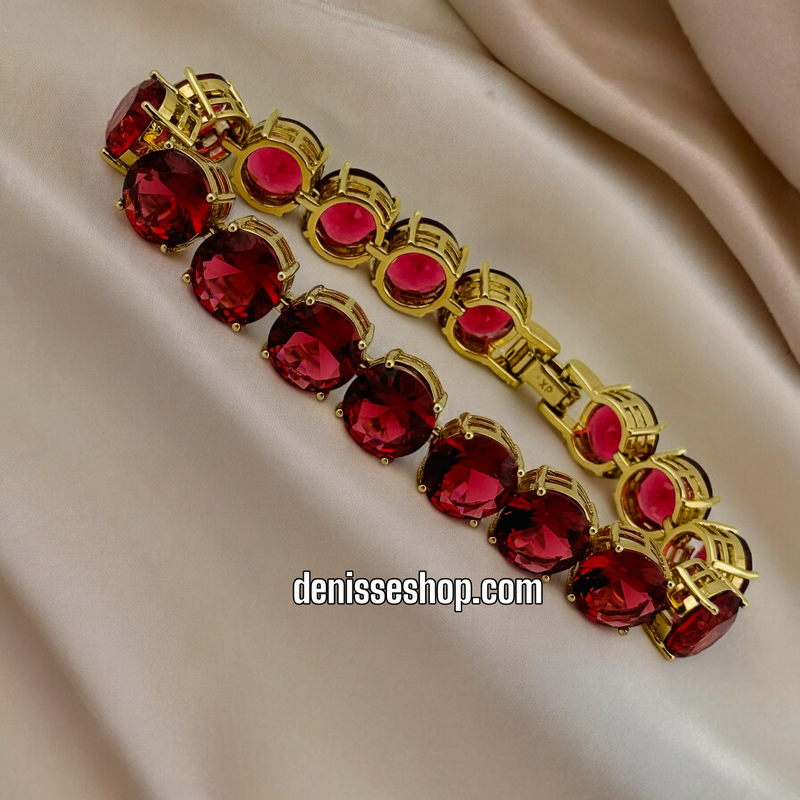 14K RED BRACELET BR382