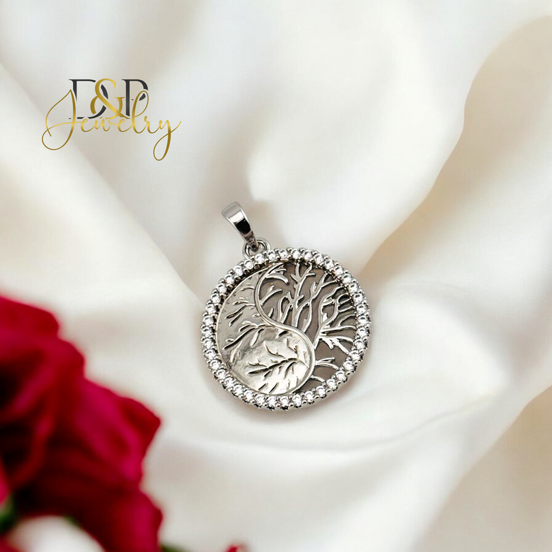SILVER TREE LIFE PENDANT P791