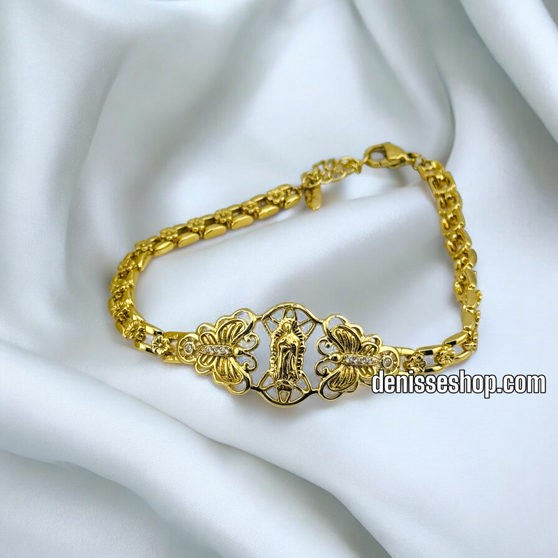 14K WOMEN VIRGEN MARY BRACELET BR610