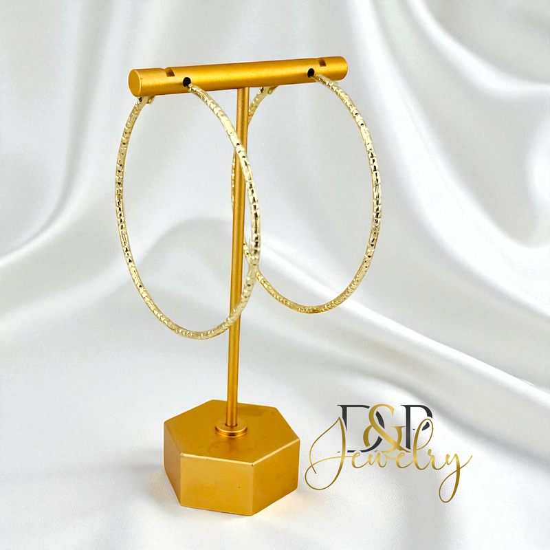 14K GOLD HOOP EARRING HP794