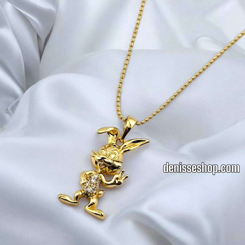 14K WOMEN/GIRL BUNNY PENDANT P662