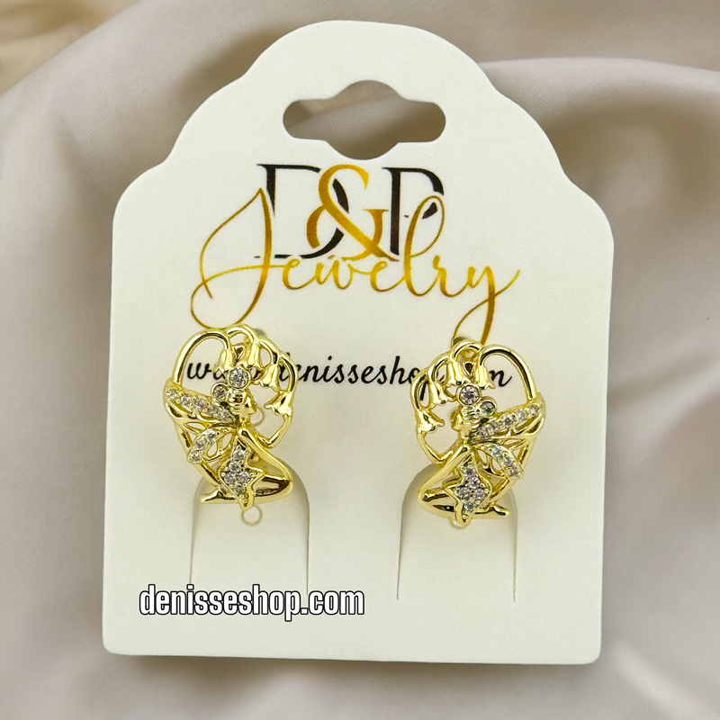 14K FAIRY EARRINGS E540