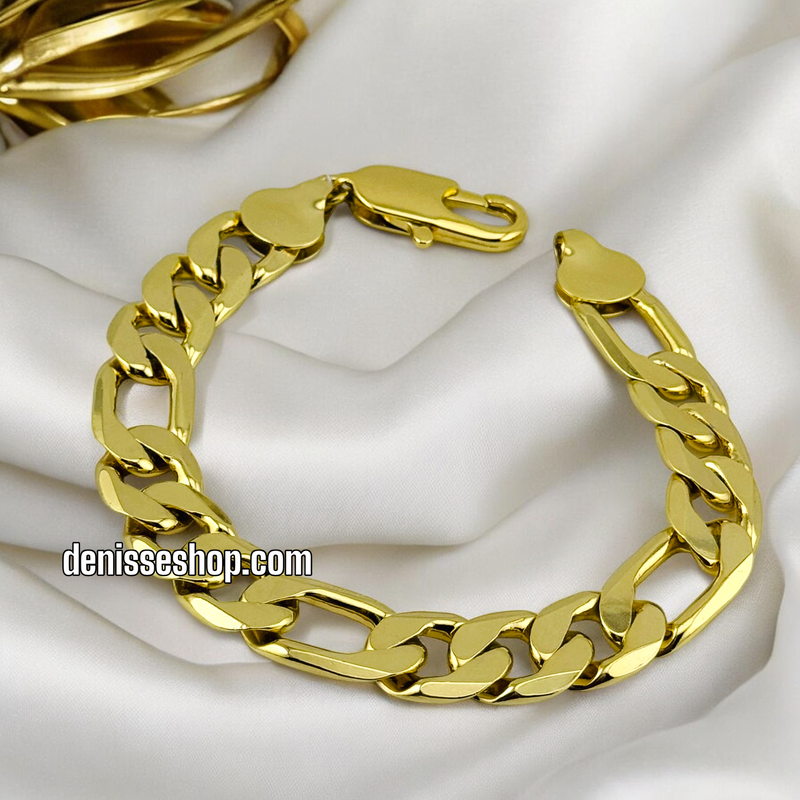 14K FIGARO MEN BRACELET BR457