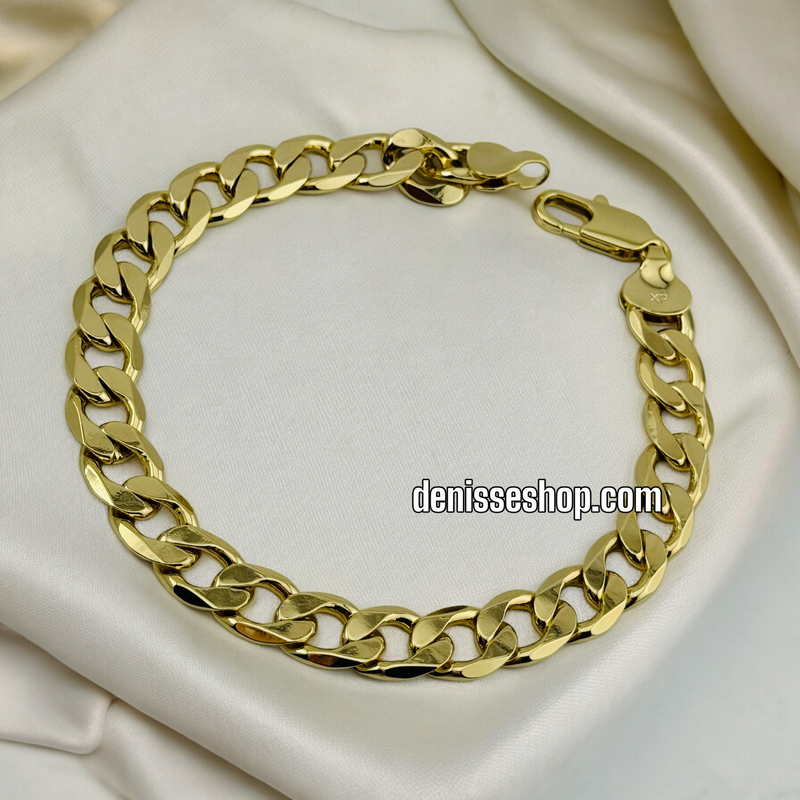 14K CUBAN ANKLET