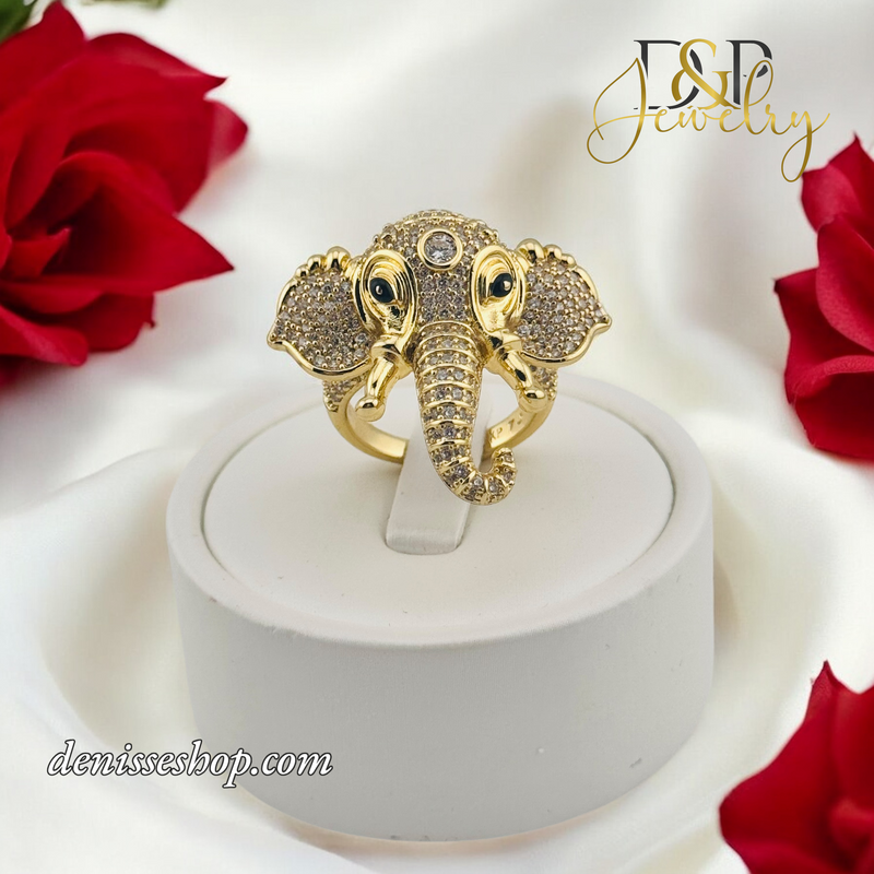 14K WOMEN ELEPHANT RING RG352