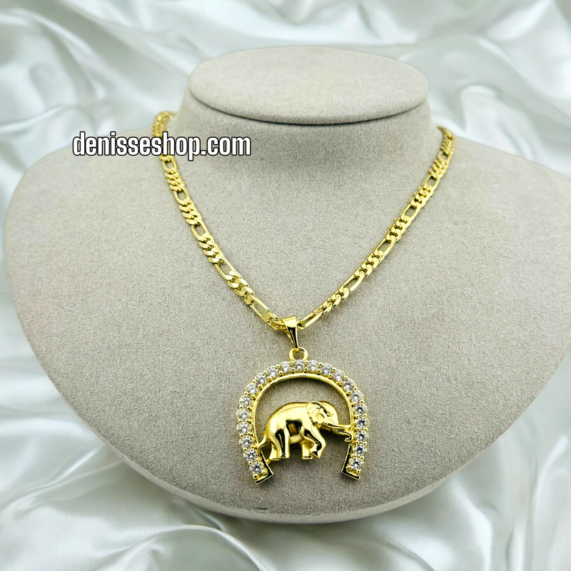 14K ELEPHANT PENDANT P425