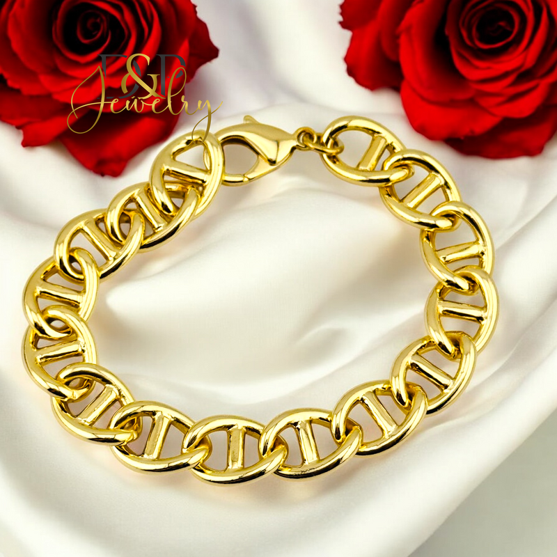14K MARINER DESIGN MEN BRACELET 8&