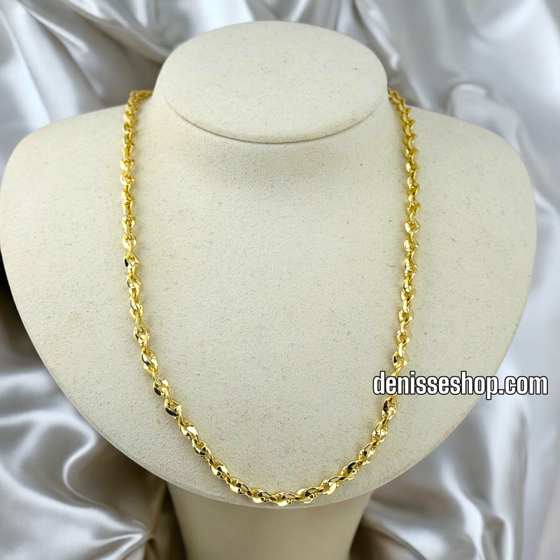 14K WOMEN/MEDIUM LINK CHAIN NECKLACE 20” CH033