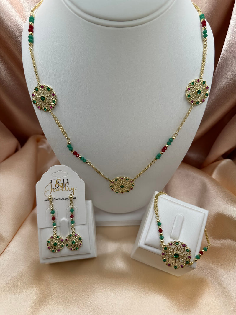 14K FASHION NECKLACE SET C1152