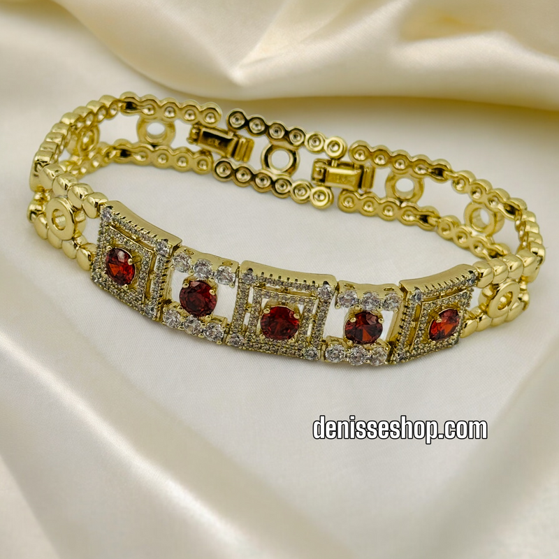 14K RED BRACELET BR373