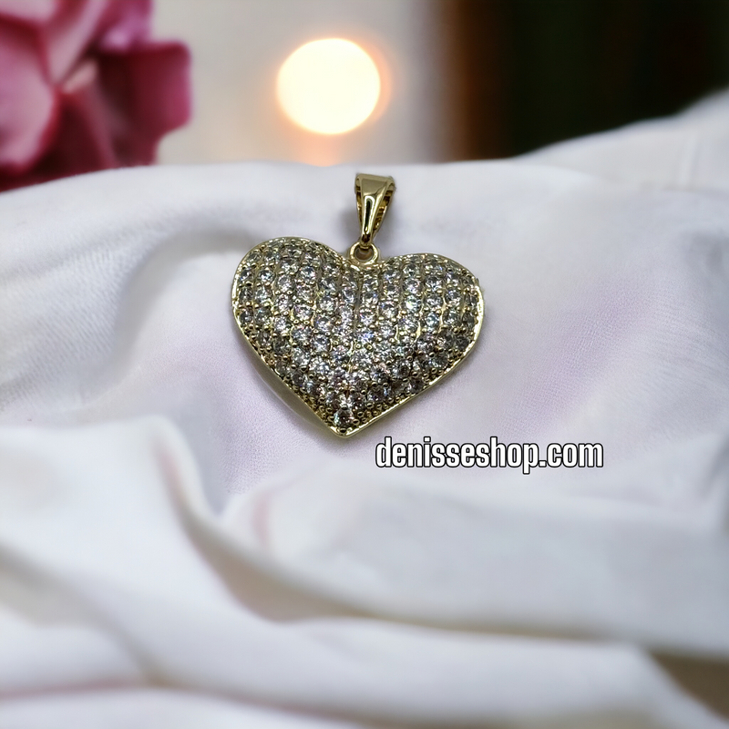 14K HEART PENDANT P314