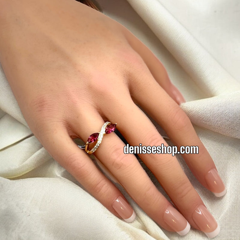 14K RED RING RG123