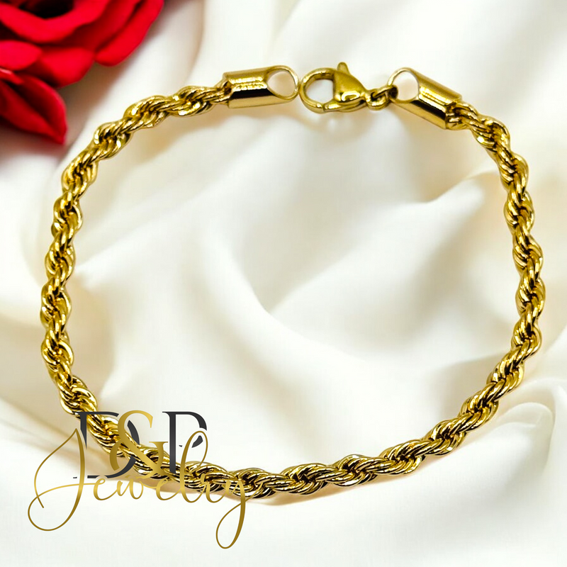 14K ROPE BRACELET BR754