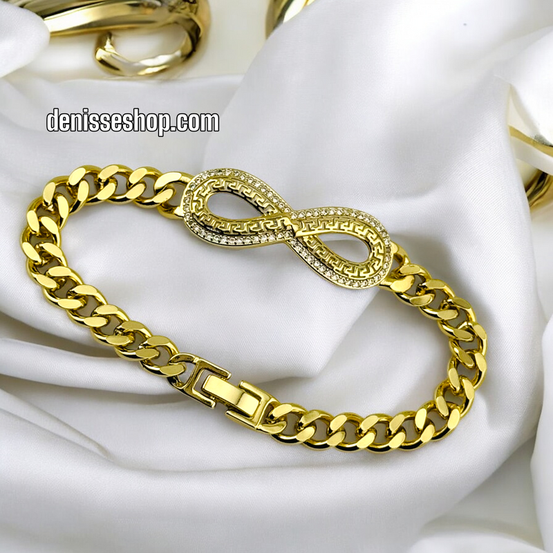 14K INFINITY GOLD BRACELET BR433