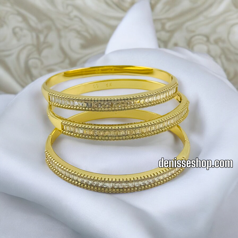 14K GOLD FASHION BANGLE BRACELET BR135