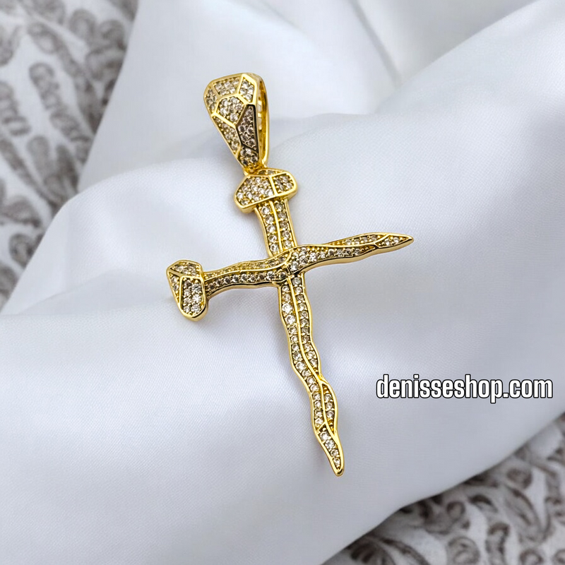 14K WOMEN/MEN CROSS CHARM P620