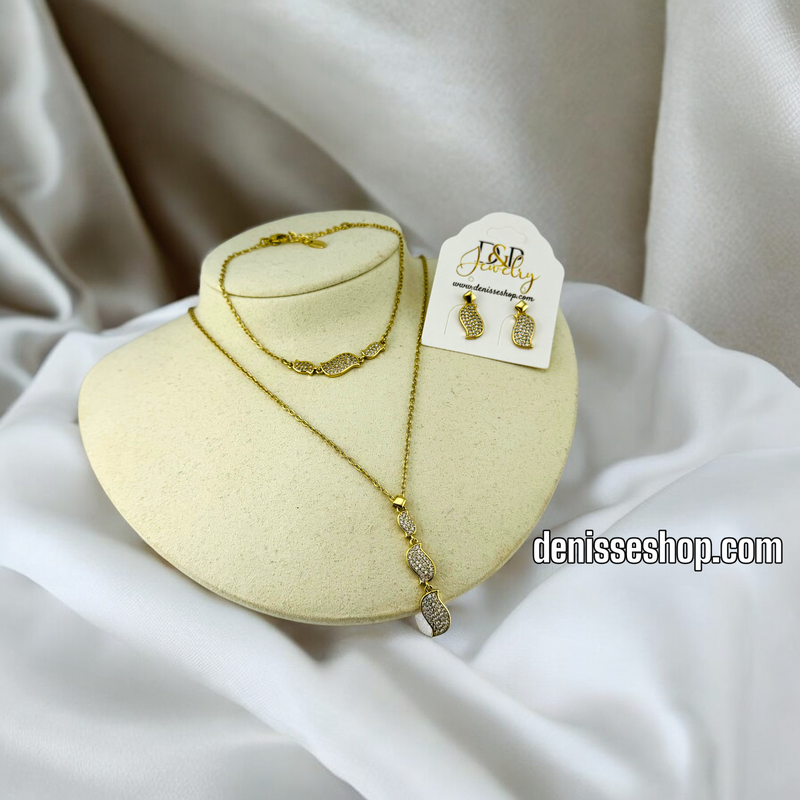 14K WOMAN/ NECKLACE SET N156