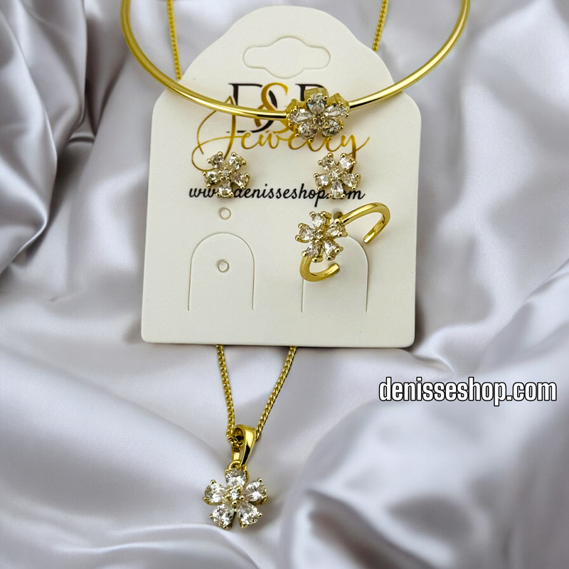 14K GIIRL/ NECKLACE SET N149