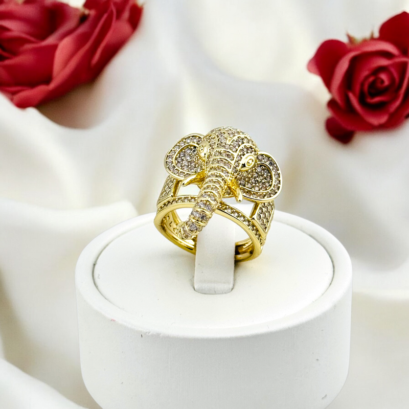 14K WOMEN ELEPHANT RING RG348