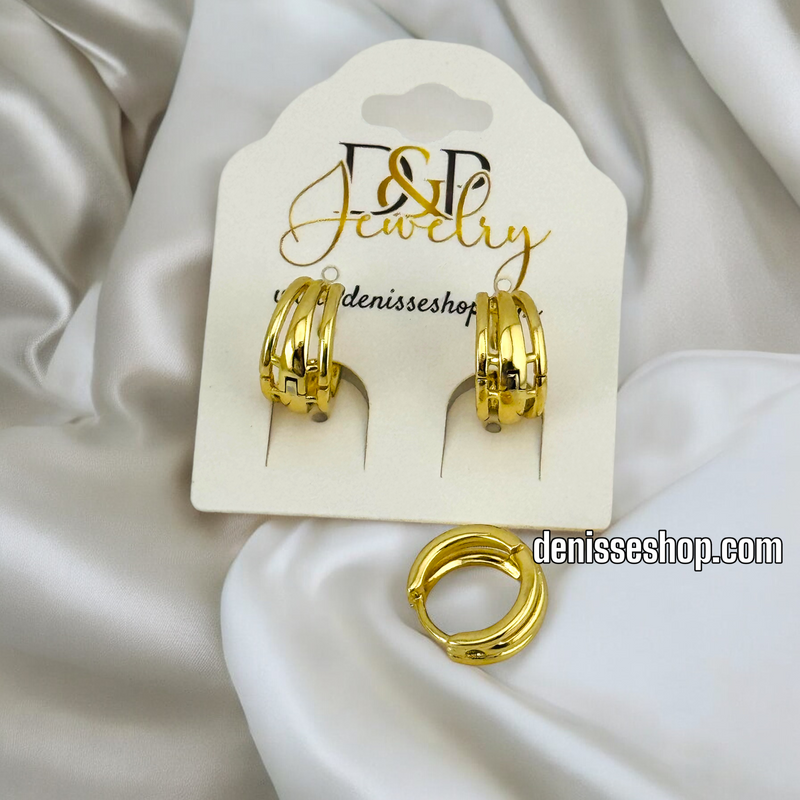 14K GOLD SMALL HOOP EARRING HP519