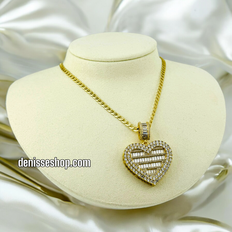 14K HEART NECKLACE 20&