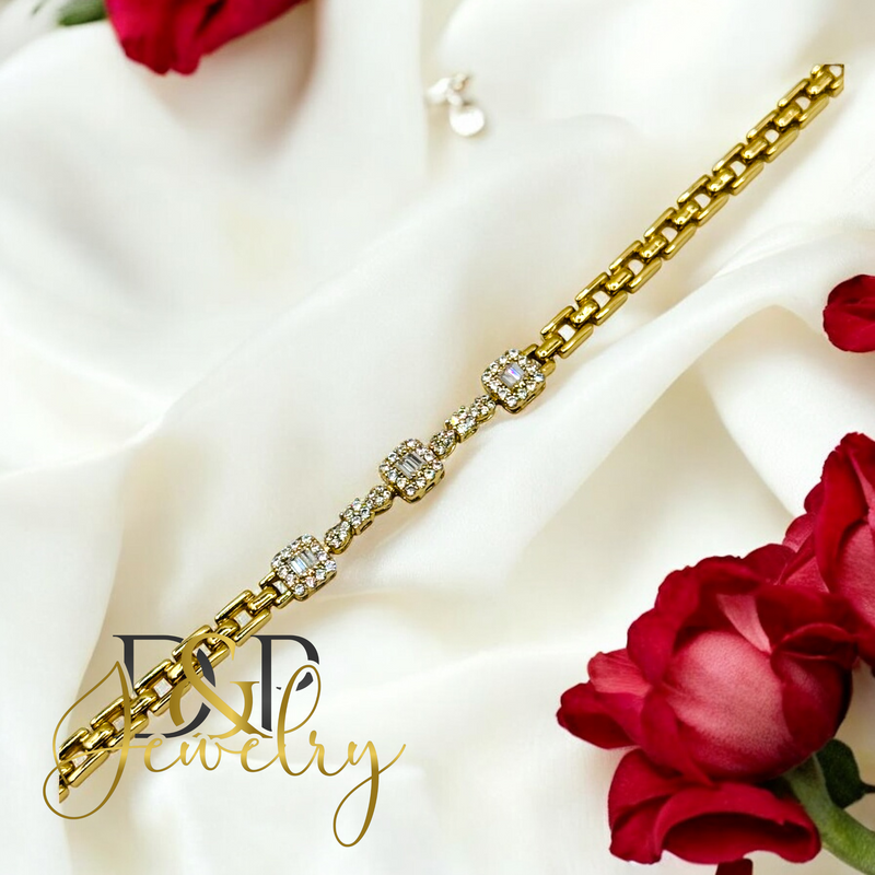 14K DAINTY GOLD BRACELET BR769