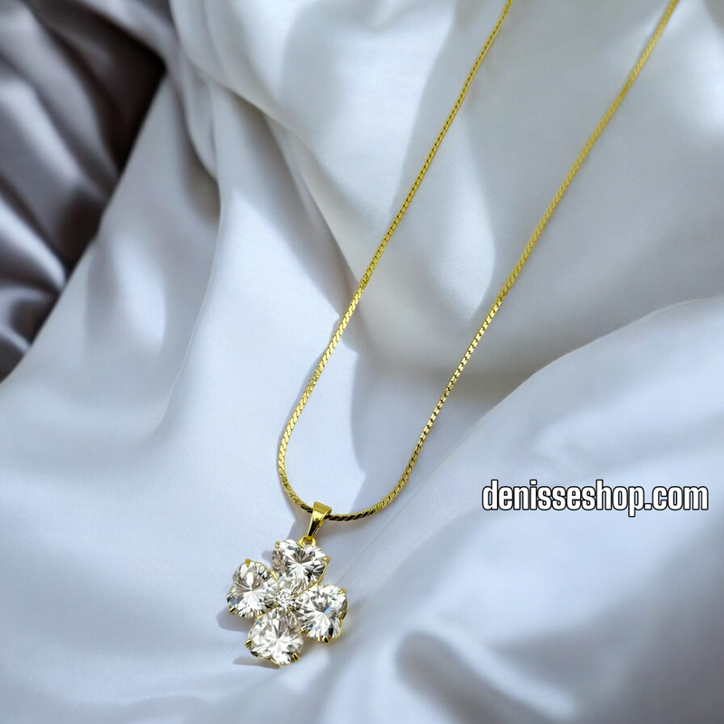 14K / WOMEN / ELEGANT CLOVER NECKLACE SET N129