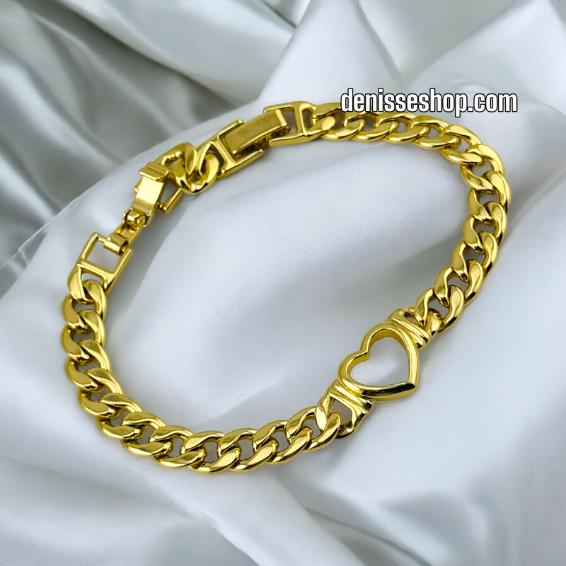 14K /WOMAN HEART BRACELET BR555