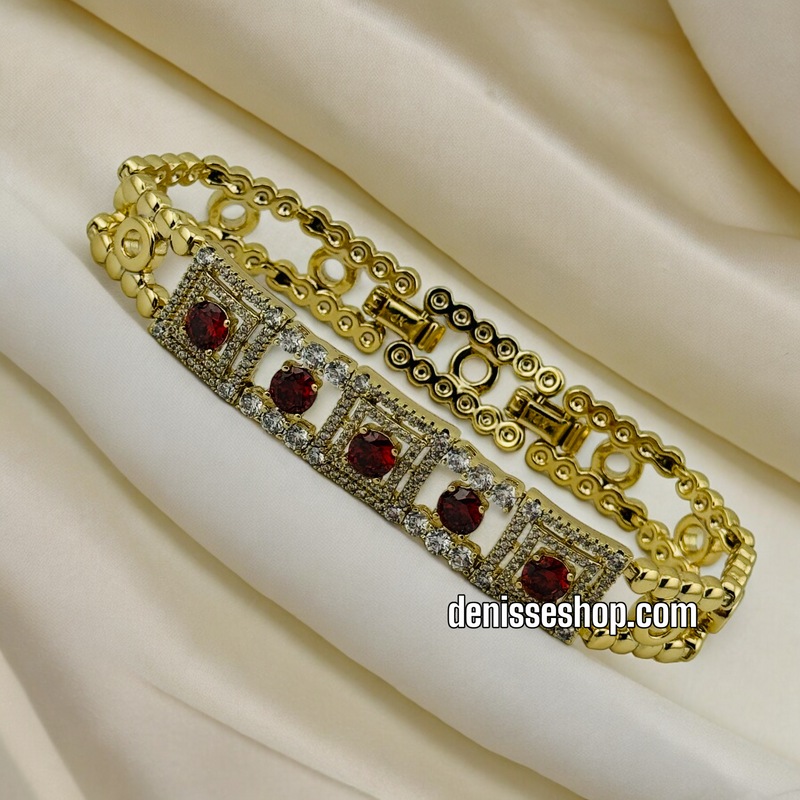 14K RED BRACELET BR373