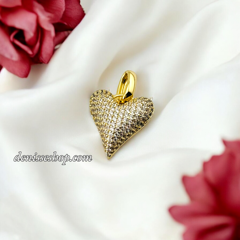 14K WOMEN/GIRL HEART PENDANT P681