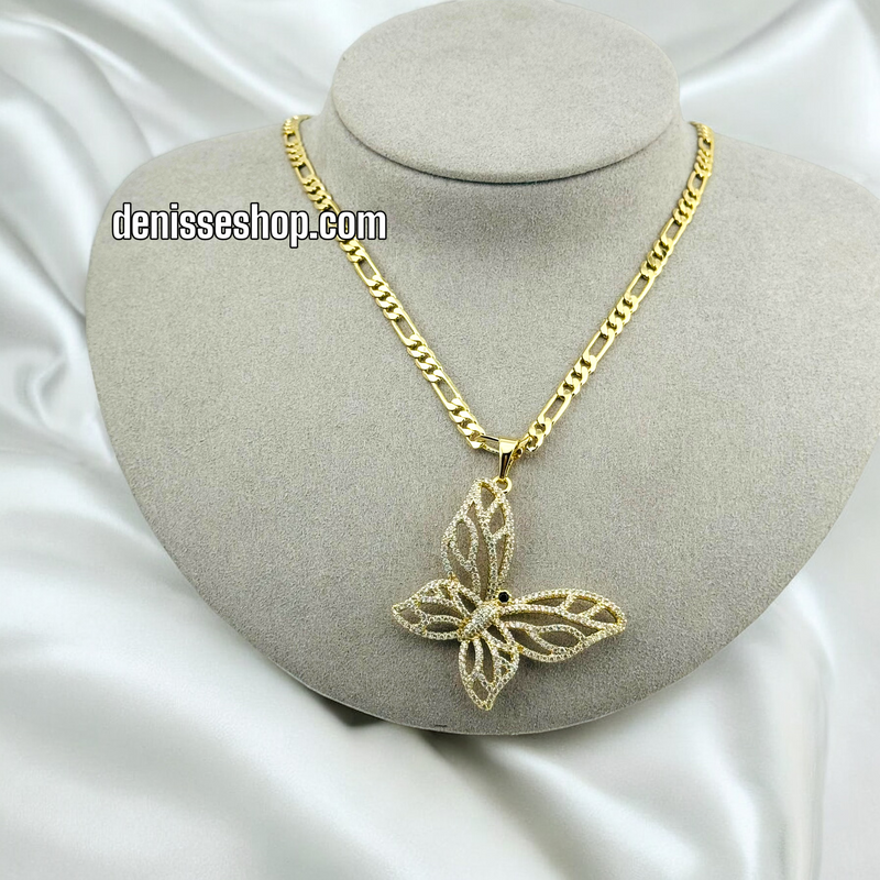 14K BUTTERFLY PENDANT P419