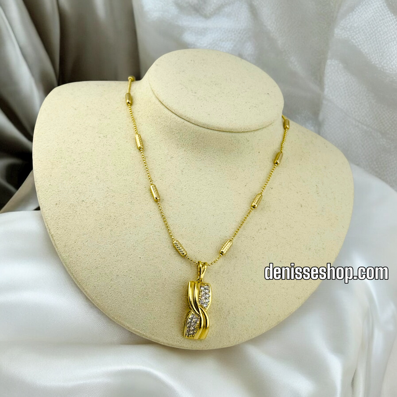 14K WOMEN/ FASHION STILE NECKLACE N145