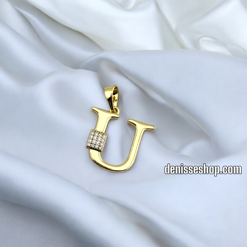 14K FASHION LARGE LETTER PENDANT P645