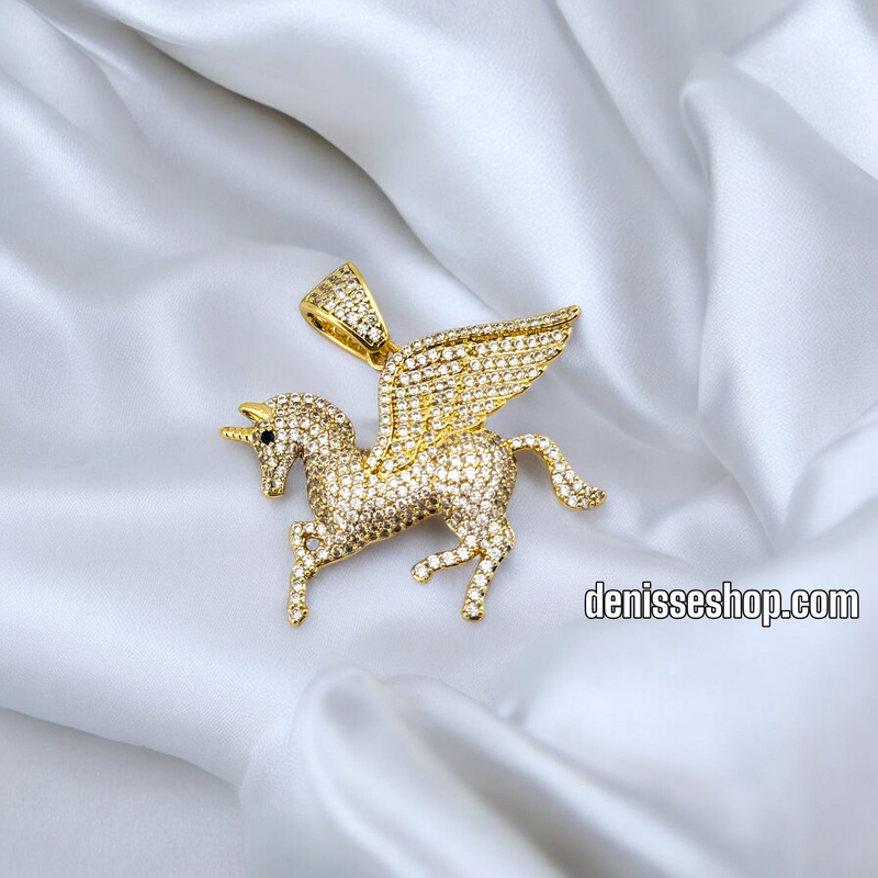 14K WOMEN/GIRL UNICORN PENDANT P629