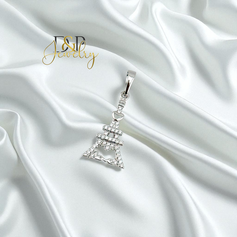 14K SILVER/EIFFEL TOWER PENDANT P911