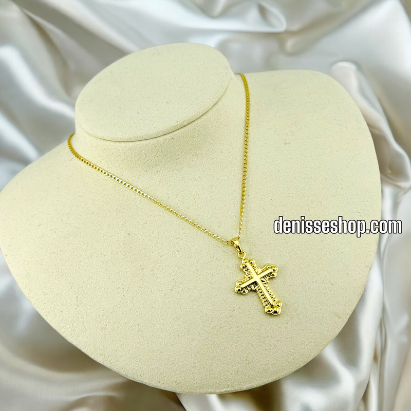 14K GOLD / CROSS PENDANT P500