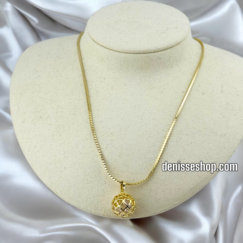 14K WOMEN/ SPHERE NECKLACE N141