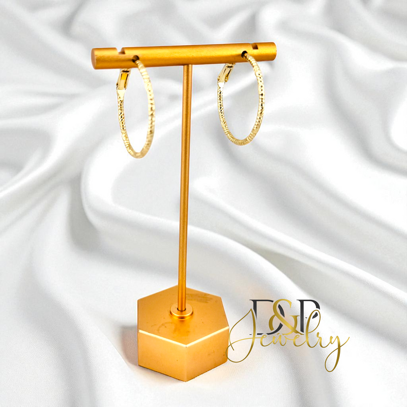 14K GOLD HOOP EARRING HP794
