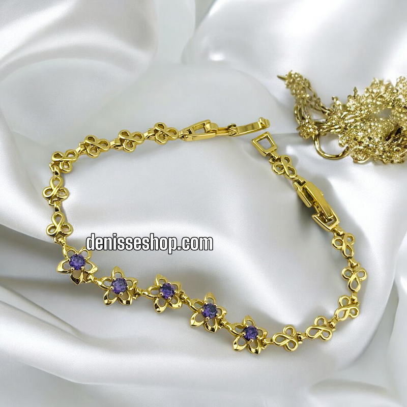 14K PURPLE BRACELET BR429