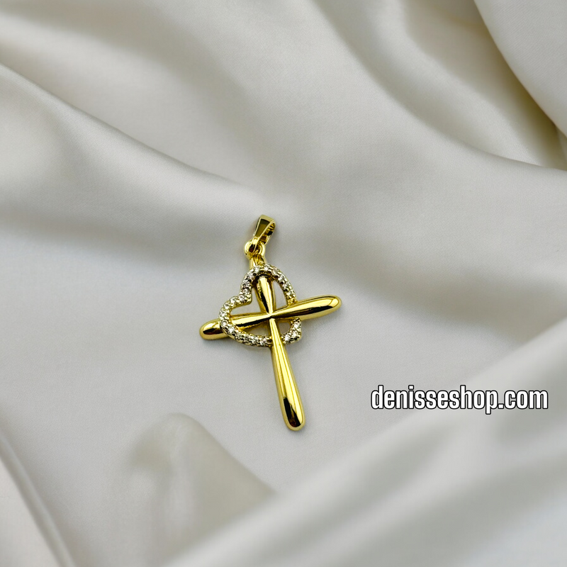 14K CROSS PENDANT P381