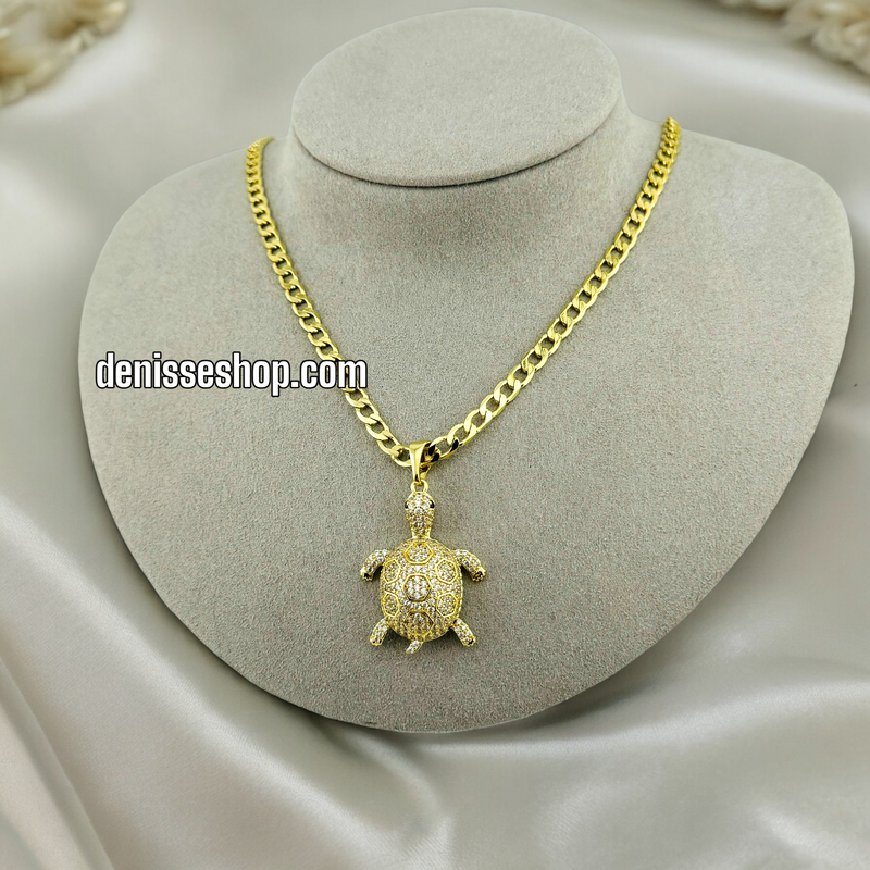 14K TURTLE PENDANT P372