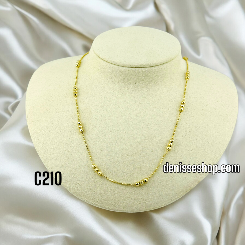 14K BUBBLE CHAIN C210