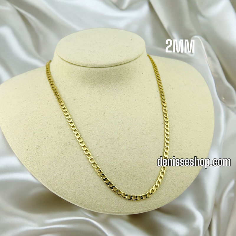 14K CUBAN CHAIN 2MM CH03