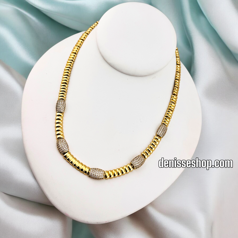 14K FASHION SNAKE NECKLACE  N232