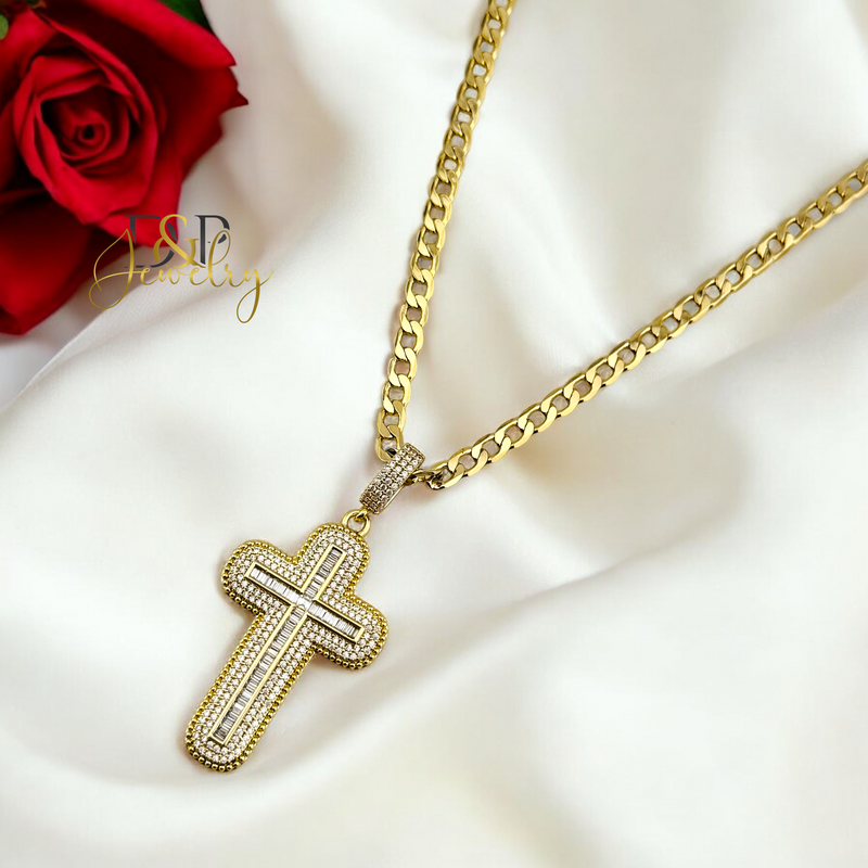 14K WOMEN / CROSS PENDANT P738