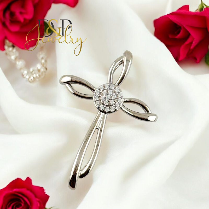 SILVER CROSS PENDANT P862